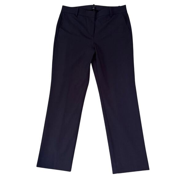 J.Crew Factory Navy Slim Trousers Size 12 | 28” Inseam Work Pants NWT - Picture 4 of 8